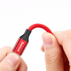Laadimis- / andmesidekaabel USB - Lightning Baseus Yiven 1.8m, 2A, punane hind ja info | Mobiiltelefonide kaablid | hansapost.ee