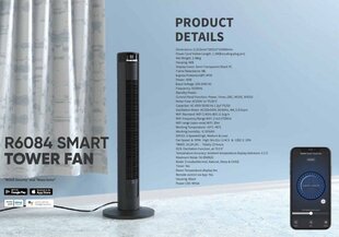 Вентилятор Woox Smart Tower цена и информация | Смарттехника и аксессуары | hansapost.ee