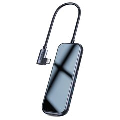 Adapteri jaotur Baseus Multi-Function Hub Type-C USB-le 3.0 * 3 + 4K / Hd + Sd + Tf + Pd Macbook / PC jaoks, hall (CAHUB-CZ0G) price and information | USB adapterid ja jagajad | hansapost.ee