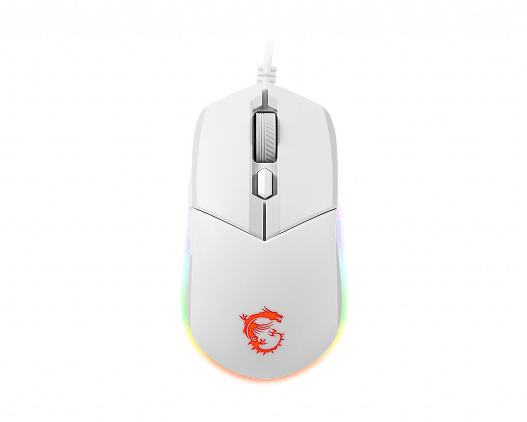 MOUSE USB OPTICAL GAMING/CLUTCH GM11 WHITE MSI hind ja info | Arvutihiired | hansapost.ee