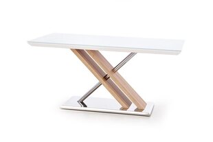 Обеденный стол Halmar Nexus, белый / дубовый цена и информация | Кухонные и обеденные столы | hansapost.ee