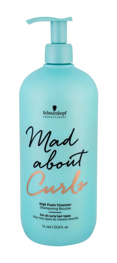 Šampoon lokkis juustele Schwarzkopf Professional Mad About Curls 1000 ml цена и информация | Šampoonid | hansapost.ee