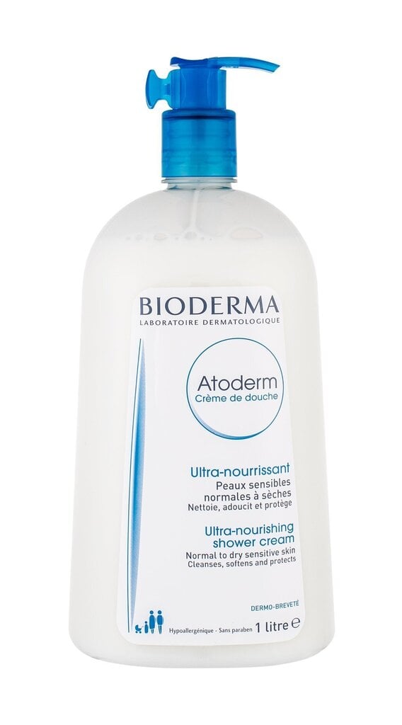 Toitev kreemjas pesuvahend Bioderma Atoderm Ultra-Nourishing 1000 ml hind ja info | Dušigeelid, õlid | hansapost.ee