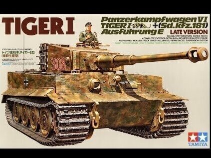 Tamiya - Tiger I Late version, 1/35, 35146 hind ja info | Klotsid ja konstruktorid | hansapost.ee