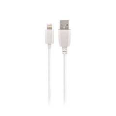 Laadimisjuhe Maxlife Apple Lightning FastCharge valge, 2A,1.0m hind ja info | Maxlife Mobiiltelefonid ja lisatarvikud | hansapost.ee