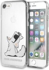 Karl Lagerfeld, telefonile Apple iPhone 7/8, läbipaistev hind ja info | Telefonide kaitsekaaned ja -ümbrised | hansapost.ee