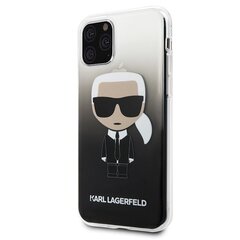 Karl Lagerfeld KLHCN58TRDFKBK iPhone 11 Pro Black Gradient Ikonik Karl цена и информация | Чехлы для телефонов | hansapost.ee