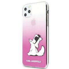 Чехол для телефона Karl Lagerfeld KLHCN65CFNRCPI iPhone 11 Pro Max hardcase pink Choupette Fun цена и информация | Чехлы для телефонов | hansapost.ee