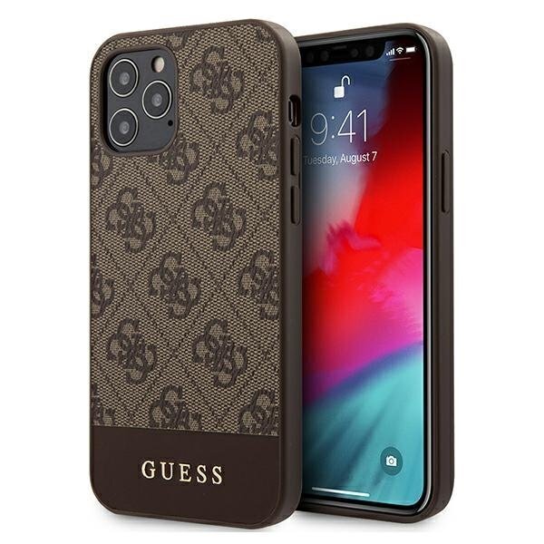 Telefoniümbris Guess GUHCP12LG4GLBR iPhone 12 Pro Max 6,7" hind ja info | Telefonide kaitsekaaned ja -ümbrised | hansapost.ee