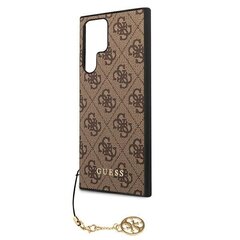 Originaalümbris GUESS Charms Collection telefonile Samsung Galaxy S22 Plus, pruun hind ja info | Telefonide kaitsekaaned ja -ümbrised | hansapost.ee