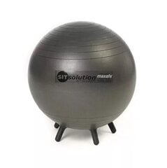 Мяч для сидения Original PEZZI Sitsolution MAXAFE 65 см, черный цена и информация | Гимнастические мячи | hansapost.ee