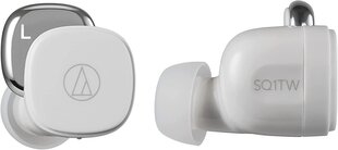 Audio Technica ATH-SQ1TW Truly Wireless In-Ear White цена и информация | Audio Technica Компьютерная техника | hansapost.ee