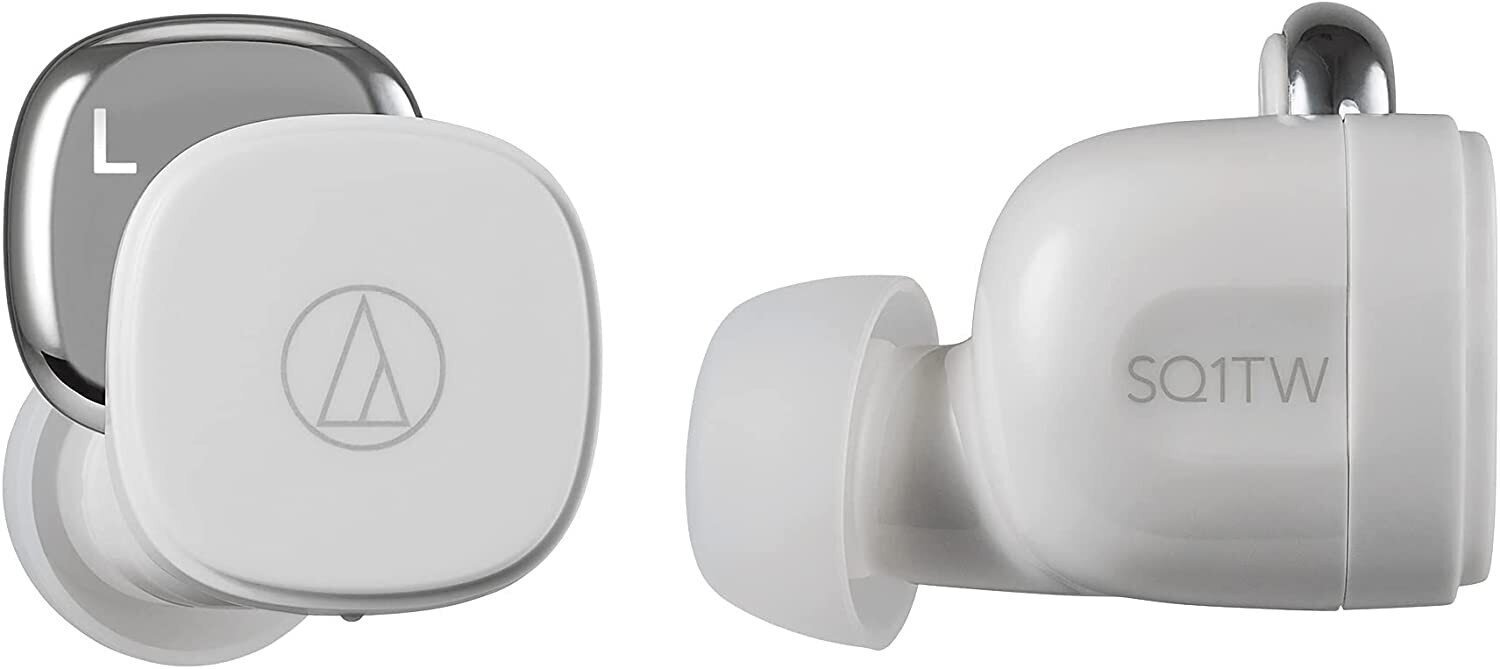 Audio Technica ATH-SQ1TW Truly Wireless In-Ear White цена и информация | Kõrvaklapid | hansapost.ee