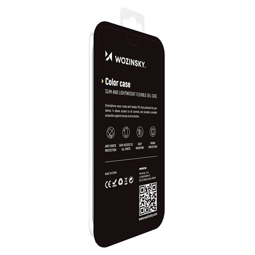 Silikoonümbris Wozinsky Color iPhone XS Max jaoks, punane цена и информация | Telefonide kaitsekaaned ja -ümbrised | hansapost.ee