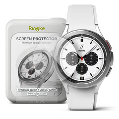 Закаленное стекло Ringke IDGL Samsung Galaxy Watch 4 - 42 мм, 4 шт. цена и информация | Аксессуары для смарт-часов и браслетов | hansapost.ee
