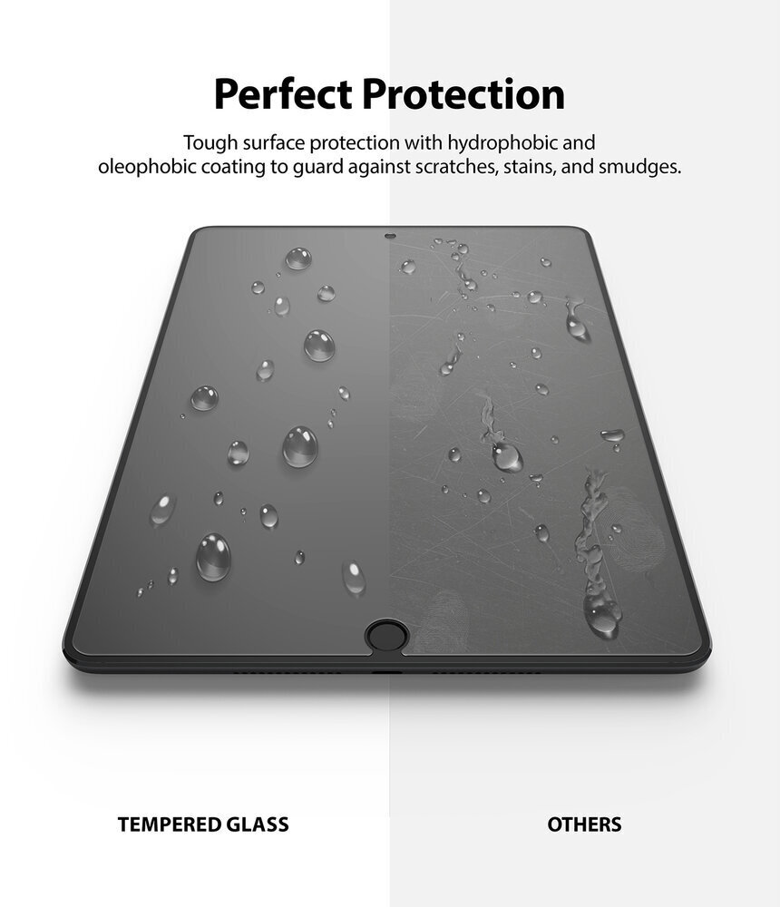 Ringke Invisible Defender ID Glass karastatud klaas iPad 10.2 2019 / 2020 / 2021 цена и информация | Ekraani kaitseklaasid ja kaitsekiled | hansapost.ee