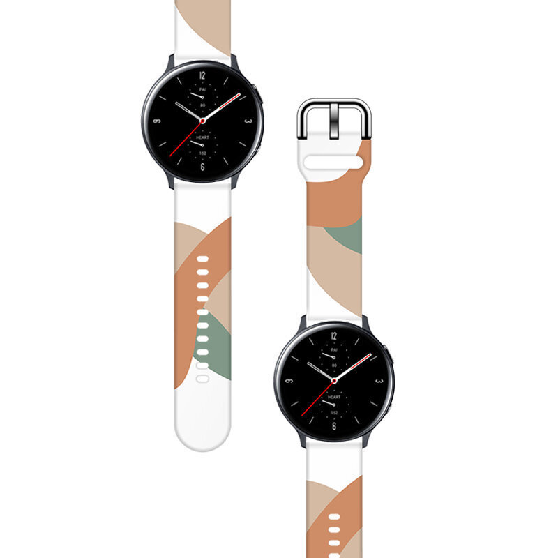 Rihm Moro varurihm Samsung Galaxy Watchile 46 mm, käevõru Camo - 3, must цена и информация | Nutikellade aksessuaarid ja tarvikud | hansapost.ee