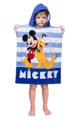 Kapuutsiga rätik Mickey Stripe, 50 x 115 cm hind ja info | Rätikud ja saunalinad | hansapost.ee