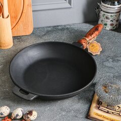 Чугунная сковорода, 26 см. цена и информация | Cковородки | hansapost.ee