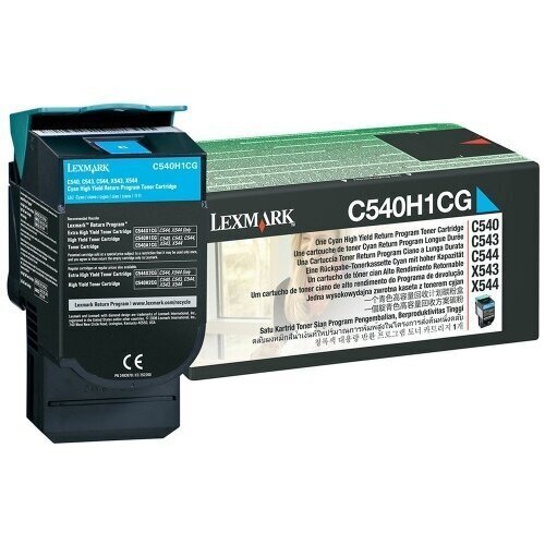Printeri kassett Lexmark (C540H1CG) Return, sinine цена и информация | Laserprinteri toonerid | hansapost.ee