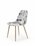 Комплект из 4 стульев Halmar K220, белый/коричневый