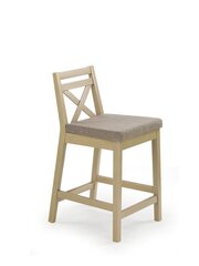 Барный стул Halmar Borys low, дубовый/песочный цвет цена и информация | Стулья для кухни и столовой | hansapost.ee