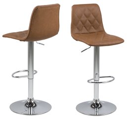Барный-полубарный стул Emu, коричневый цена и информация | Стулья для кухни и столовой | hansapost.ee
