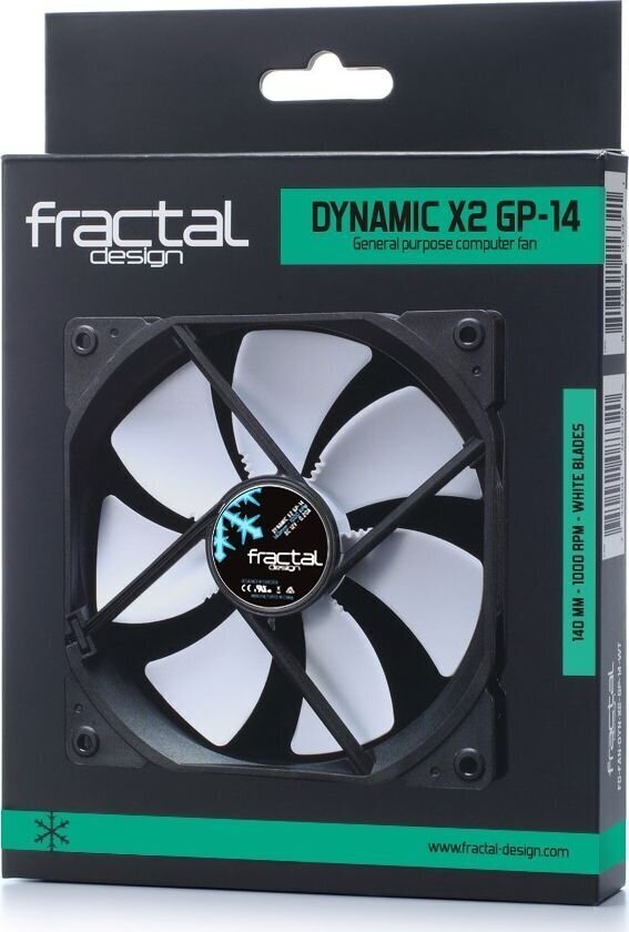 Fractal Design FD-FAN-DYN-X2-GP14-PWM-WT hind ja info | Arvuti ventilaatorid | hansapost.ee