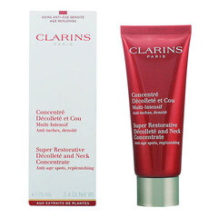 Крем для шеи и декольте Clarins Super Restorative Decollete and Neck Concentrate, 75 мл цена и информация | Кремы для лица | hansapost.ee