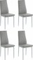 4-tooli komplekt Notio Living Barak, hall hind ja info | Köögitoolid, söögitoolid | hansapost.ee