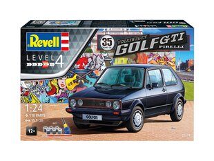 Сборная пластиковая модель Revell - 35 Years VW Golf 1 GTI Pirelli подарочный набор, 1/24, 05694 цена и информация | Конструкторы и кубики | hansapost.ee