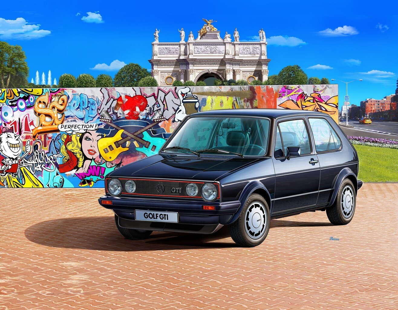 Konstruktor Revell – 35 aastat VW Golf 1 GTI Pirelli kinkekomplekt, 1/24, 05694 hind ja info | Klotsid ja konstruktorid | hansapost.ee