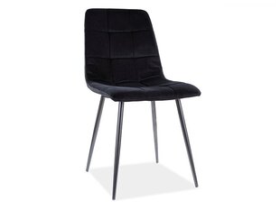 Комплект из 4-х стульев Signal Meble Mila, темно-черный цена и информация | Стулья для кухни и столовой | hansapost.ee