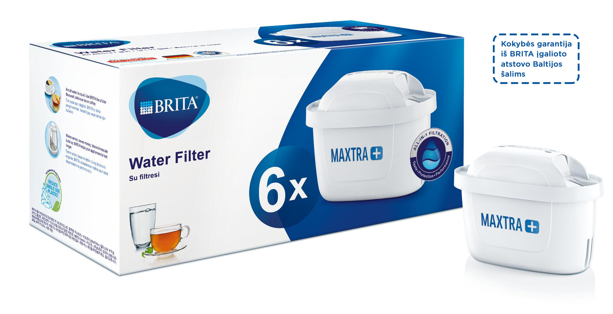 Brita Maxtra, 6 tk цена и информация | Veefilterkannud ja veefiltrid | hansapost.ee