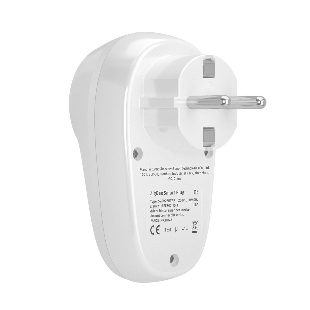 Smart socket Sonoff S26R2ZB-TPF цена и информация | Pistikupesad ja lülitid | hansapost.ee