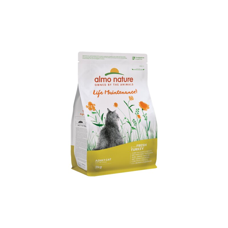 Almo Nature Holistic Maintenance täiskasvanud kassidele, kalkuniga, 2 kg hind ja info | Kassi kuivtoit ja kassikrõbinad | hansapost.ee