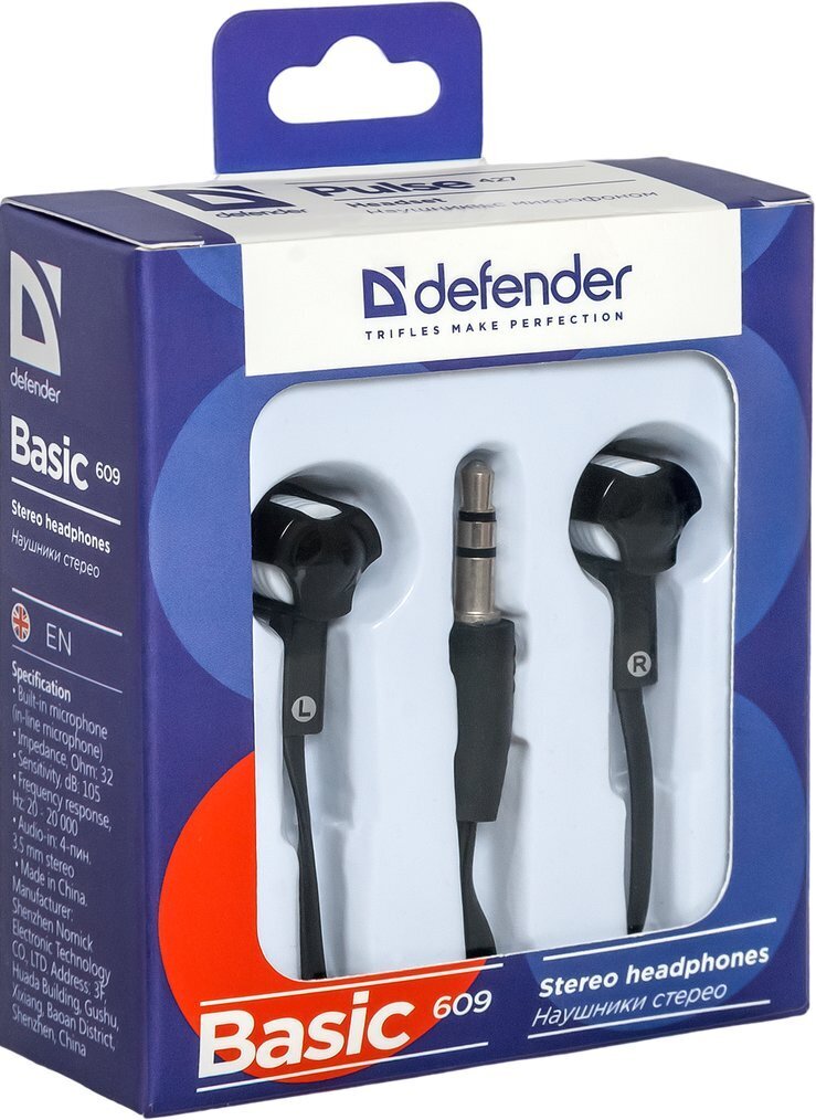 Stereokõrvaklapid Defender Basic 609 - hind ja info | Kõrvaklapid | hansapost.ee