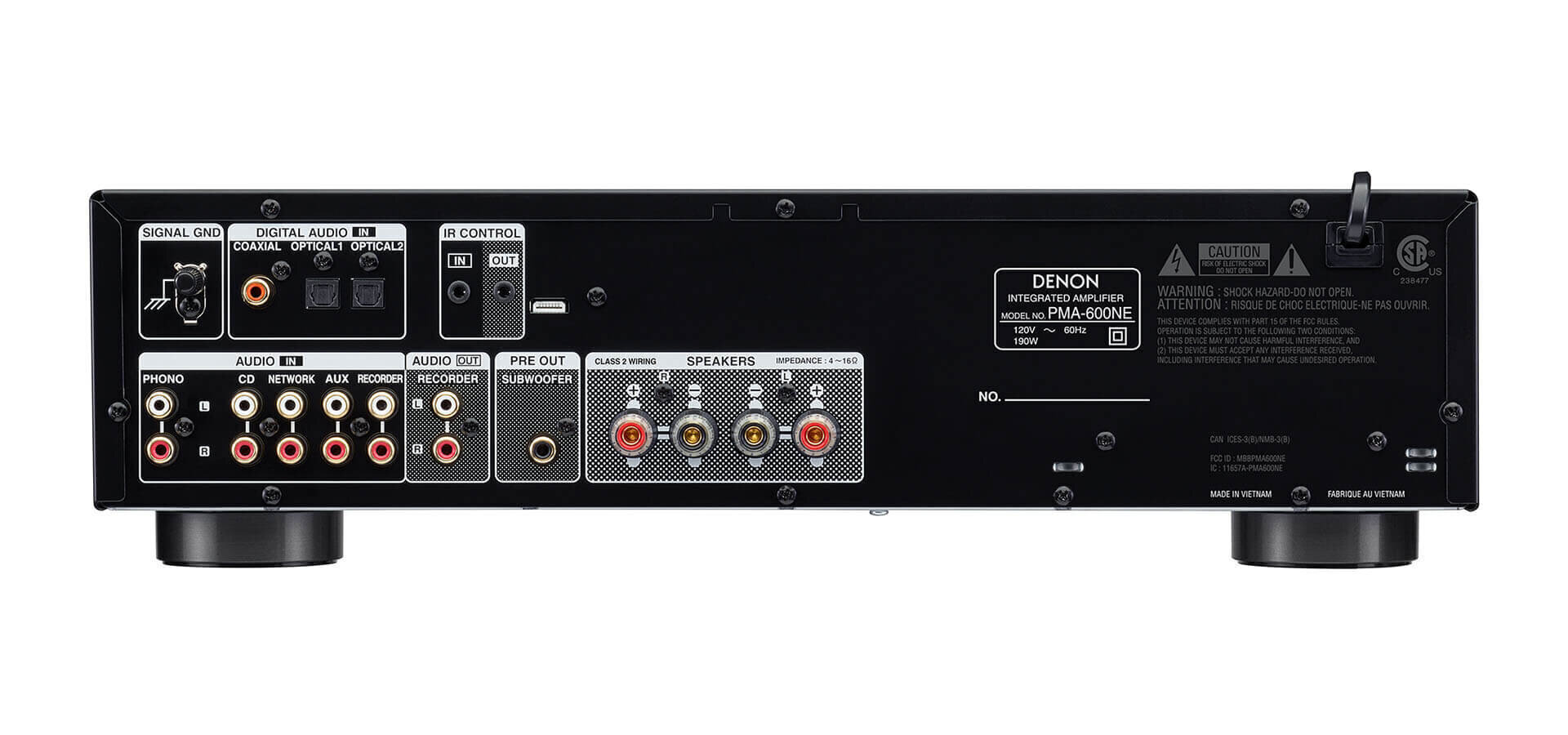 2.0 Stereovõimendi Denon PMA600NESPE2 hind ja info | Kodukino | hansapost.ee