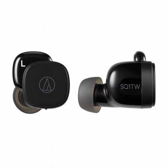 Audio Technica ATH-SQ1TW Truly Wireless In-Ear Black цена и информация | Kõrvaklapid | hansapost.ee