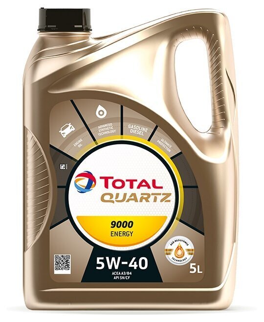 TOTAL Quartz 9000 Energy 5W-40 mootoriõli 5l цена и информация | Mootoriõlid | hansapost.ee