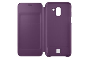 Чехол-кошелек Samsung EF-WJ600CE для Galaxy J6 фиолетовый цена и информация | Чехлы для телефонов | hansapost.ee