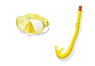 Sukeldumiskomplekt Intex Adventurer, kollane hind ja info | Intex Veesport | hansapost.ee