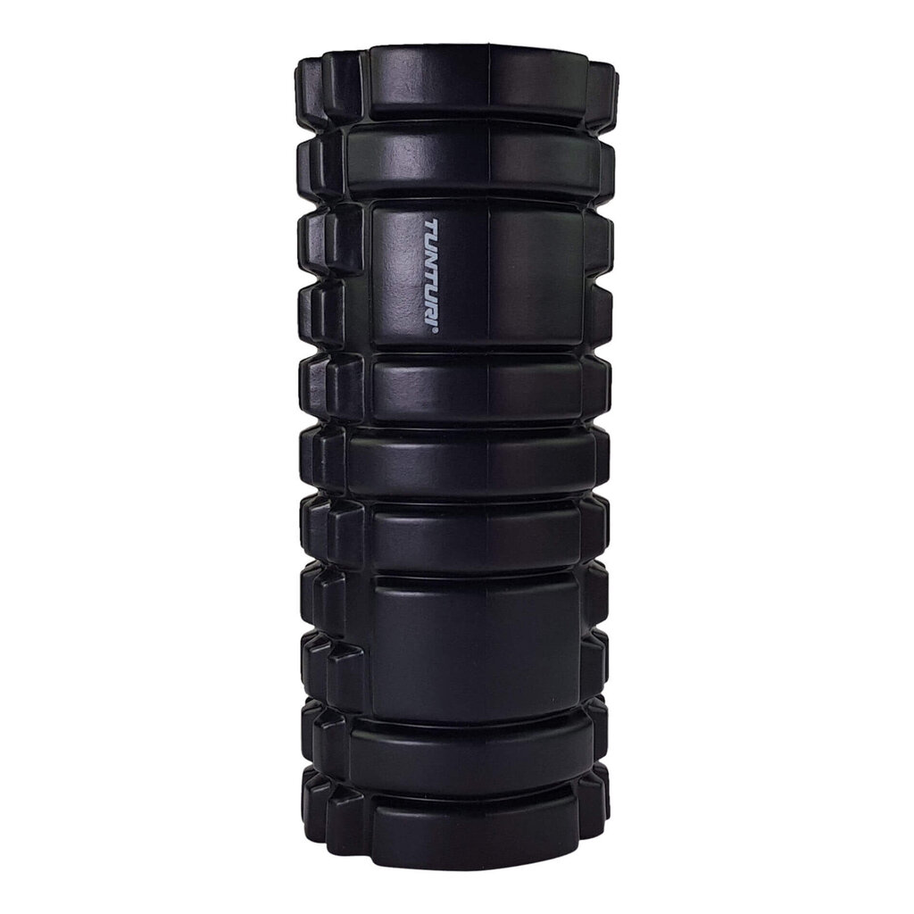 Massaažirull Tunturi Yoga Foam Grid Roller 33 cm must цена и информация | Massaažikaubad | hansapost.ee