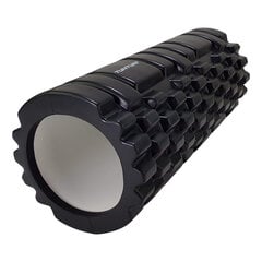 Massaažirull Tunturi Yoga Foam Grid Roller 33 cm must hind ja info | Massaažikaubad | hansapost.ee