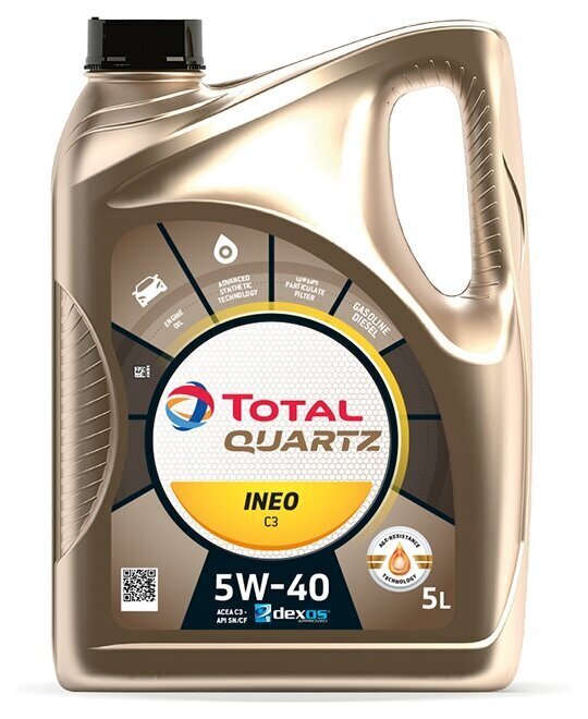 Mootoriõli TOTAL Quartz INEO C3 5W-40, 5L цена и информация | Mootoriõlid | hansapost.ee