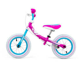 Балансировочный велосипедик для девочек Milly Mally Young Candy, розовый цена и информация | Балансировочные велосипеды | hansapost.ee