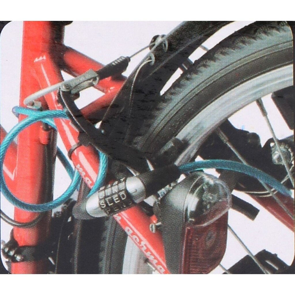 Jalgrattalukk koodiga Dunlop, 0,6 x 120 cm, lilla цена и информация | Rattalukud | hansapost.ee