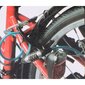 Jalgrattalukk koodiga Dunlop, 0,6 x 120 cm, must цена и информация | Rattalukud | hansapost.ee
