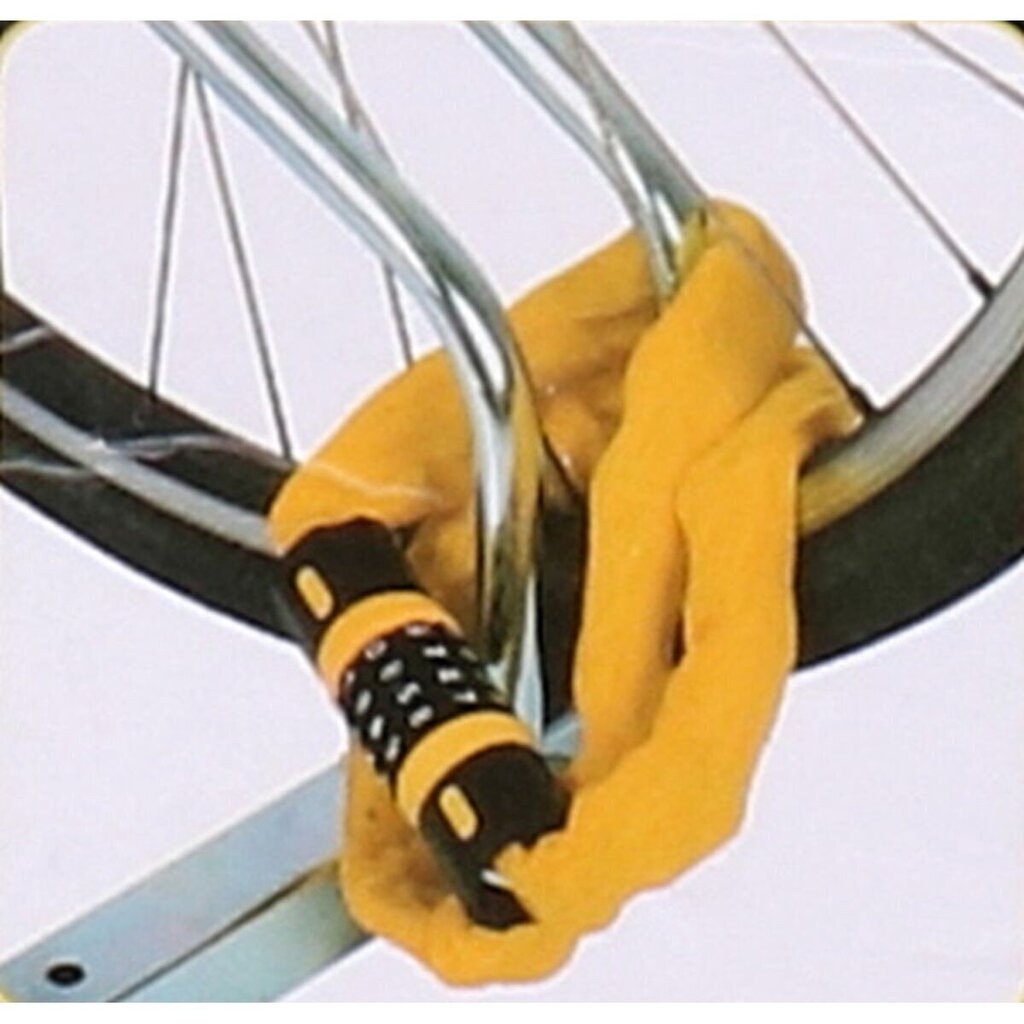 Jalgrattalukk koodiga Dunlop, 90 cm, oranž цена и информация | Rattalukud | hansapost.ee