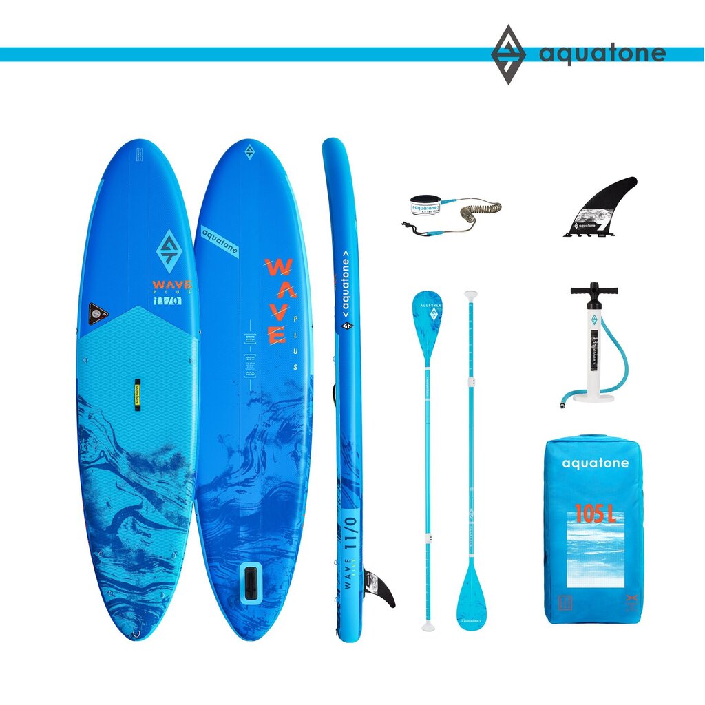 Täispuhutav SUP laud Aquatone Wave Plus 11.0 hind ja info | Veesport | hansapost.ee